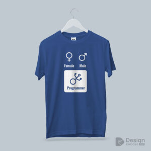 Male Female Programmer Tshirt Design